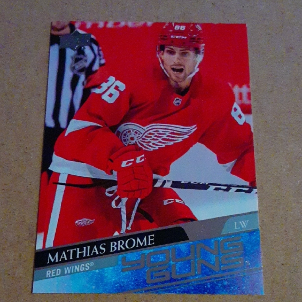 Detroit Red Wings Young Guns Hockey Rookie Card